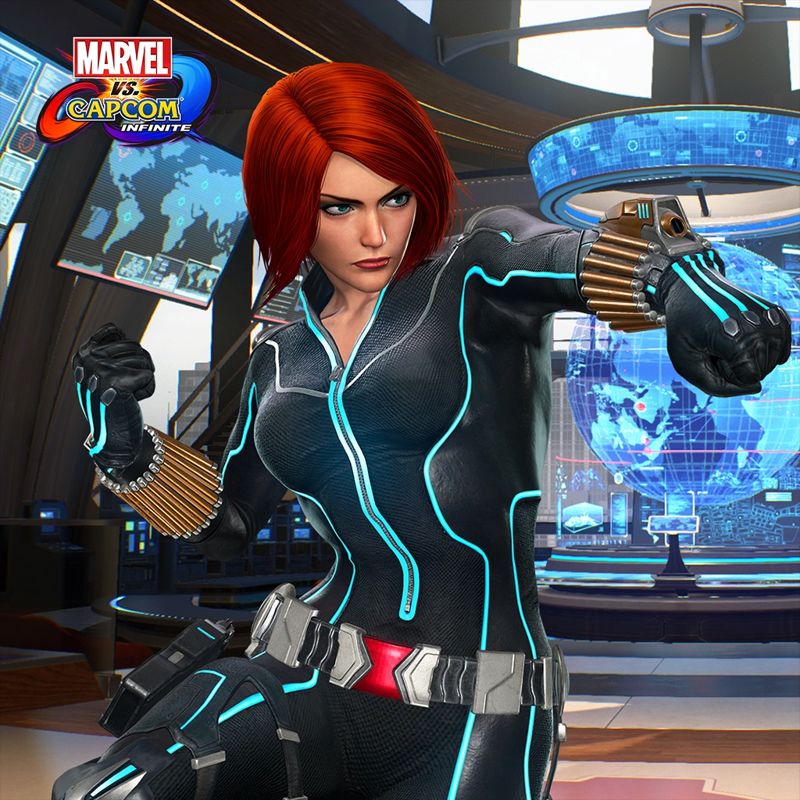 Front Cover for Marvel vs. Capcom: Infinite - Black Widow (PlayStation 4) (download release)