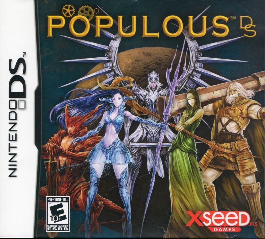 Front Cover for Populous DS (Nintendo DS)