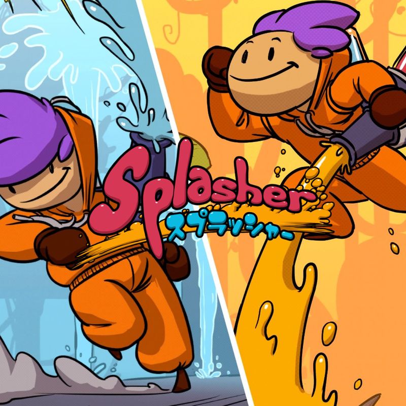 Front Cover for Splasher (PlayStation 4) (download release)