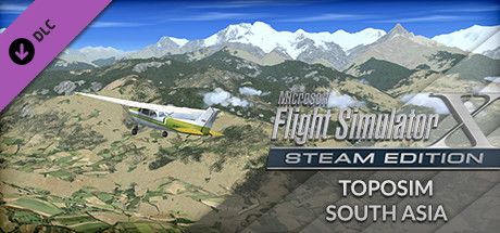 Front Cover for Microsoft Flight Simulator X: Steam Edition - Toposim South Asia (Windows) (Steam release)