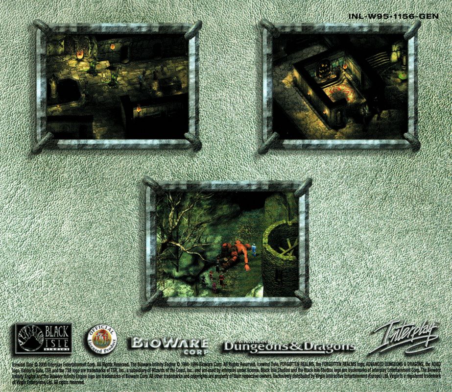 Other for Icewind Dale: Complete (Windows): Jewel Case - Back