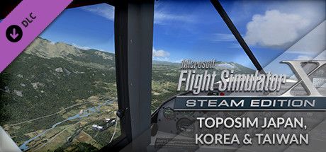 Front Cover for Microsoft Flight Simulator X: Steam Edition - Toposim Japan, Korea & Taiwan Add-On (Windows) (Steam release)