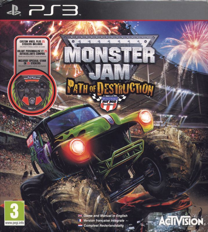 Front Cover for Monster Jam: Path of Destruction (PlayStation 3)