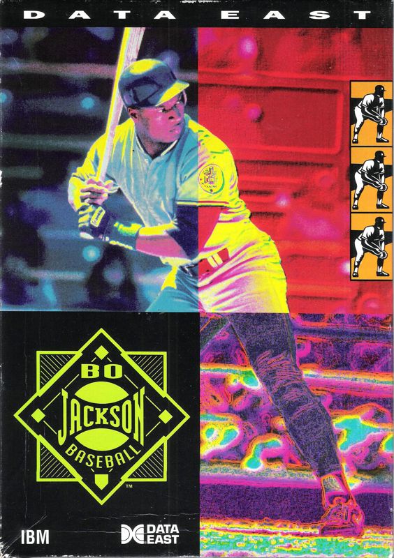 Front Cover for Bo Jackson Baseball (DOS) (5.25" Release)