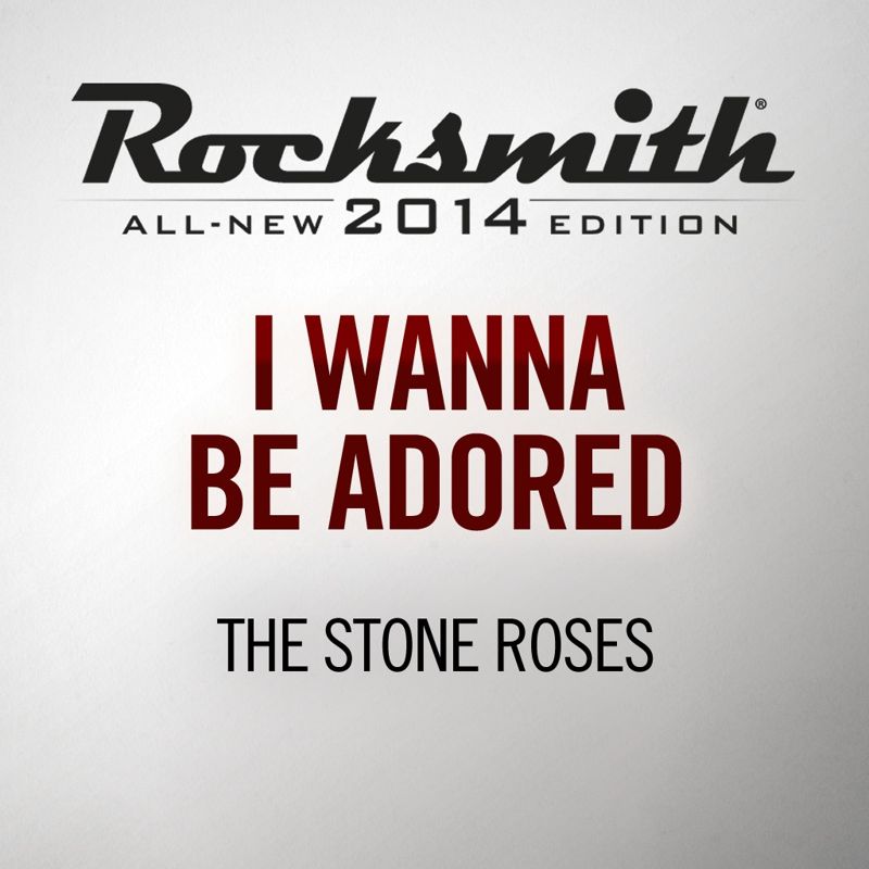 Front Cover for Rocksmith: All-new 2014 Edition - The Stone Roses: I Wanna Be Adored (PlayStation 3 and PlayStation 4) (download release)