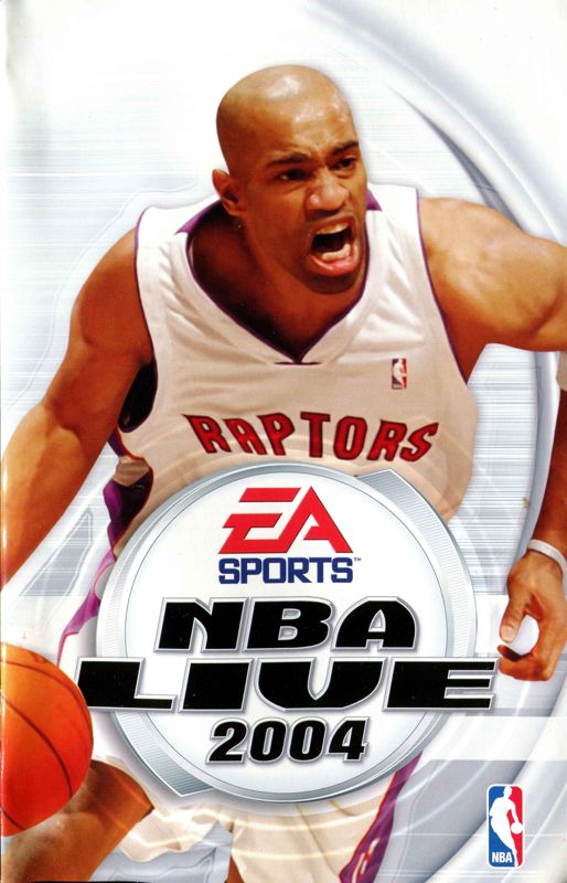Manual for NBA Live 2004 (PlayStation 2): Front