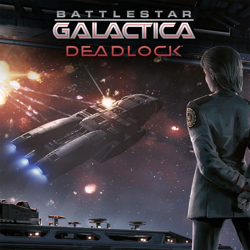 Front Cover for Battlestar Galactica: Deadlock (PlayStation 4) (download release)