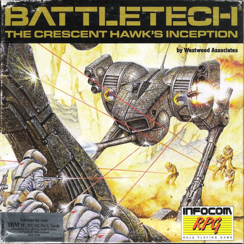Front Cover for BattleTech: The Crescent Hawk's Inception (DOS)
