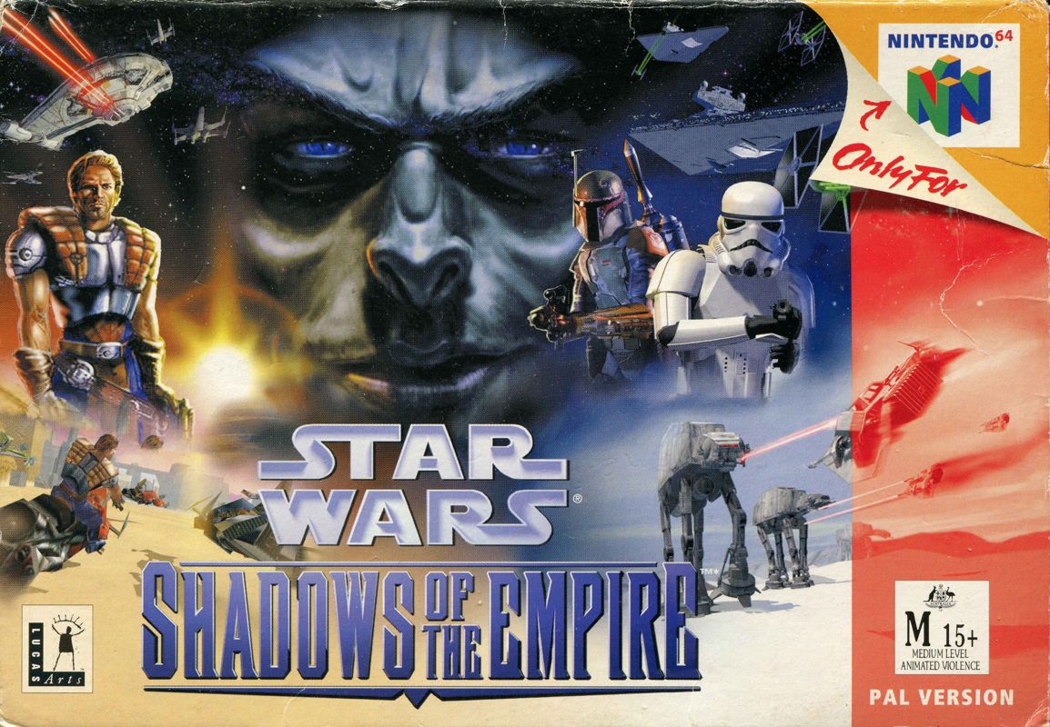 Front Cover for Star Wars: Shadows of the Empire (Nintendo 64)