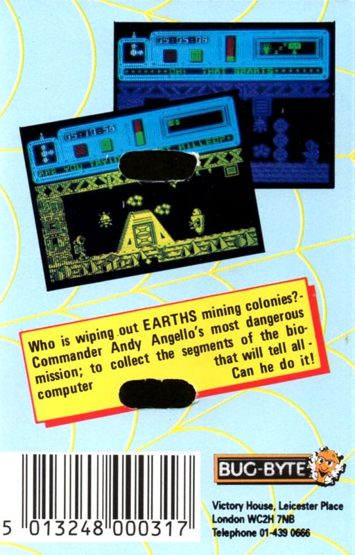 Back Cover for Core (Amstrad CPC) (Budget re-release)