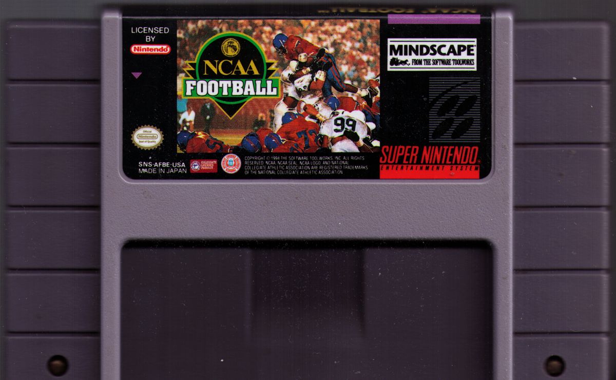 Media for NCAA Football (SNES)