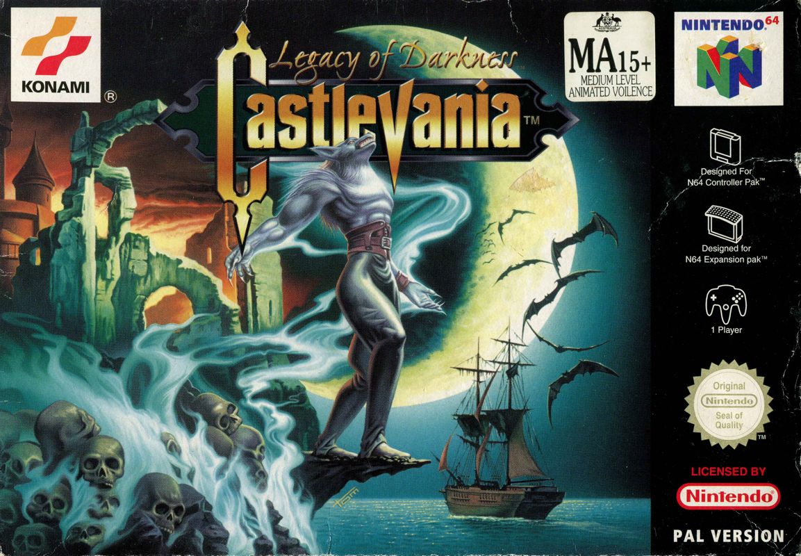 Front Cover for Castlevania: Legacy of Darkness (Nintendo 64)