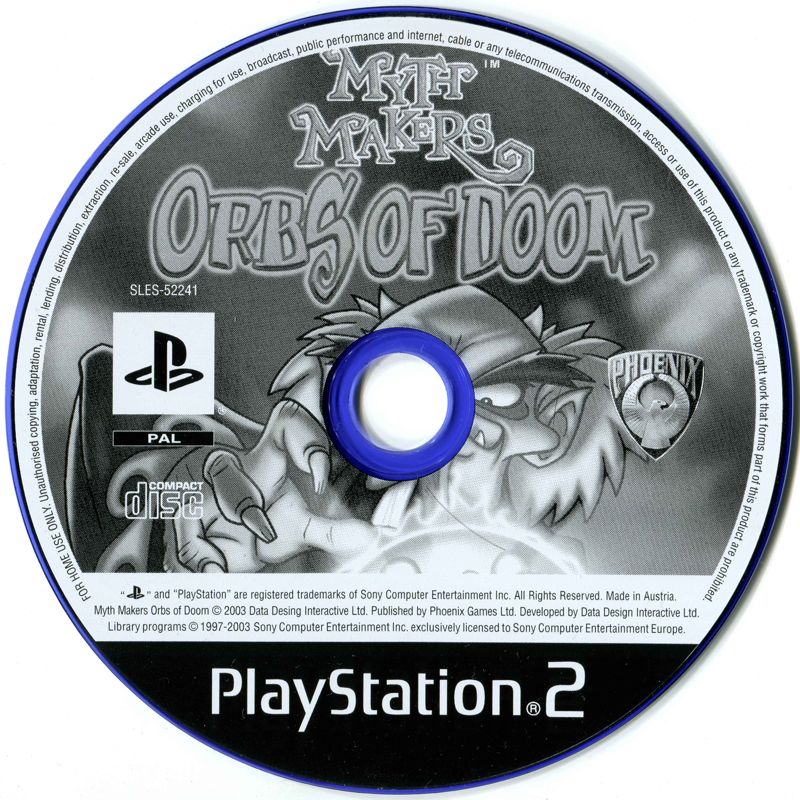 Media for Myth Makers: Orbs of Doom (PlayStation 2)
