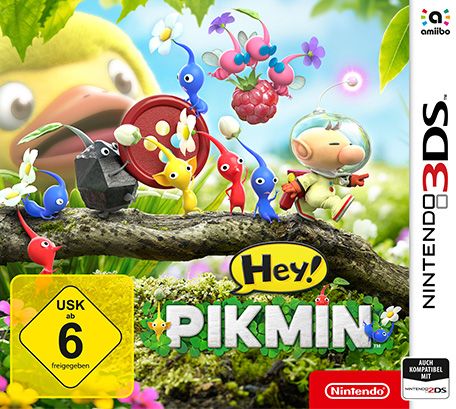 Front Cover for Hey! Pikmin (Nintendo 3DS) (download release)