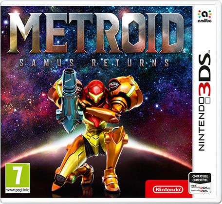 Front Cover for Metroid: Samus Returns (Nintendo 3DS) (download release)