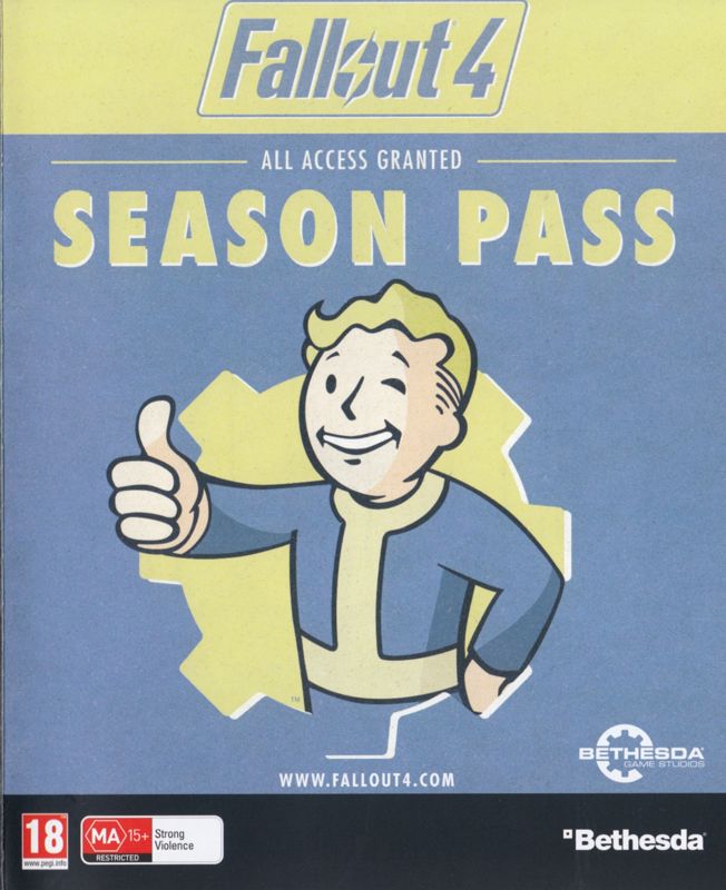 Advertisement for Fallout 4 (PlayStation 4): Front