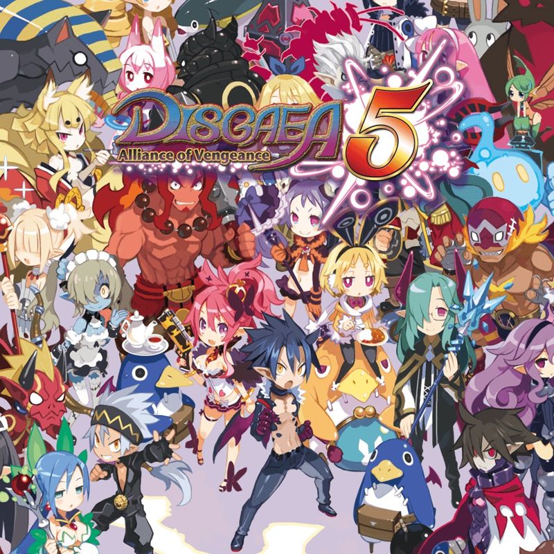 Front Cover for Disgaea 5: Alliance of Vengeance (PlayStation 4) (download release)
