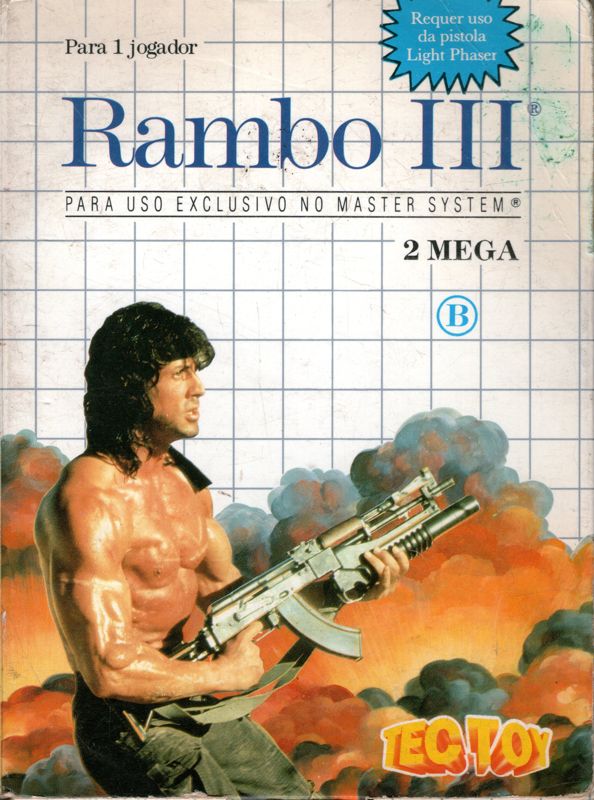 Front Cover for Rambo III (SEGA Master System)