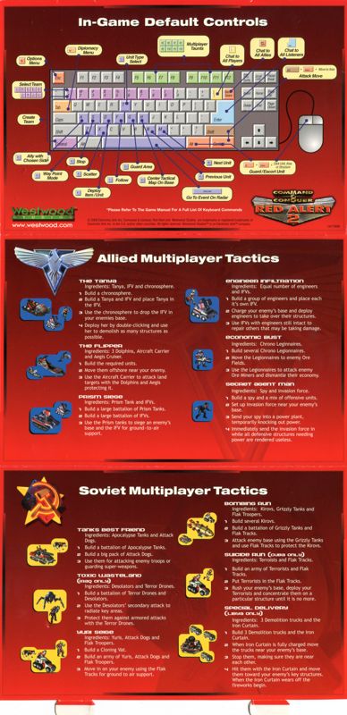 Reference Card for Command & Conquer: Red Alert 2 (Collector's Edition) (Windows) (Soviet Tesla Trooper figurine release)