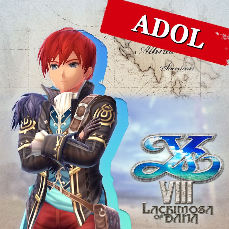 Front Cover for Ys VIII: Lacrimosa of Dana - Deserted Pirate Adol (PS Vita) (download release)