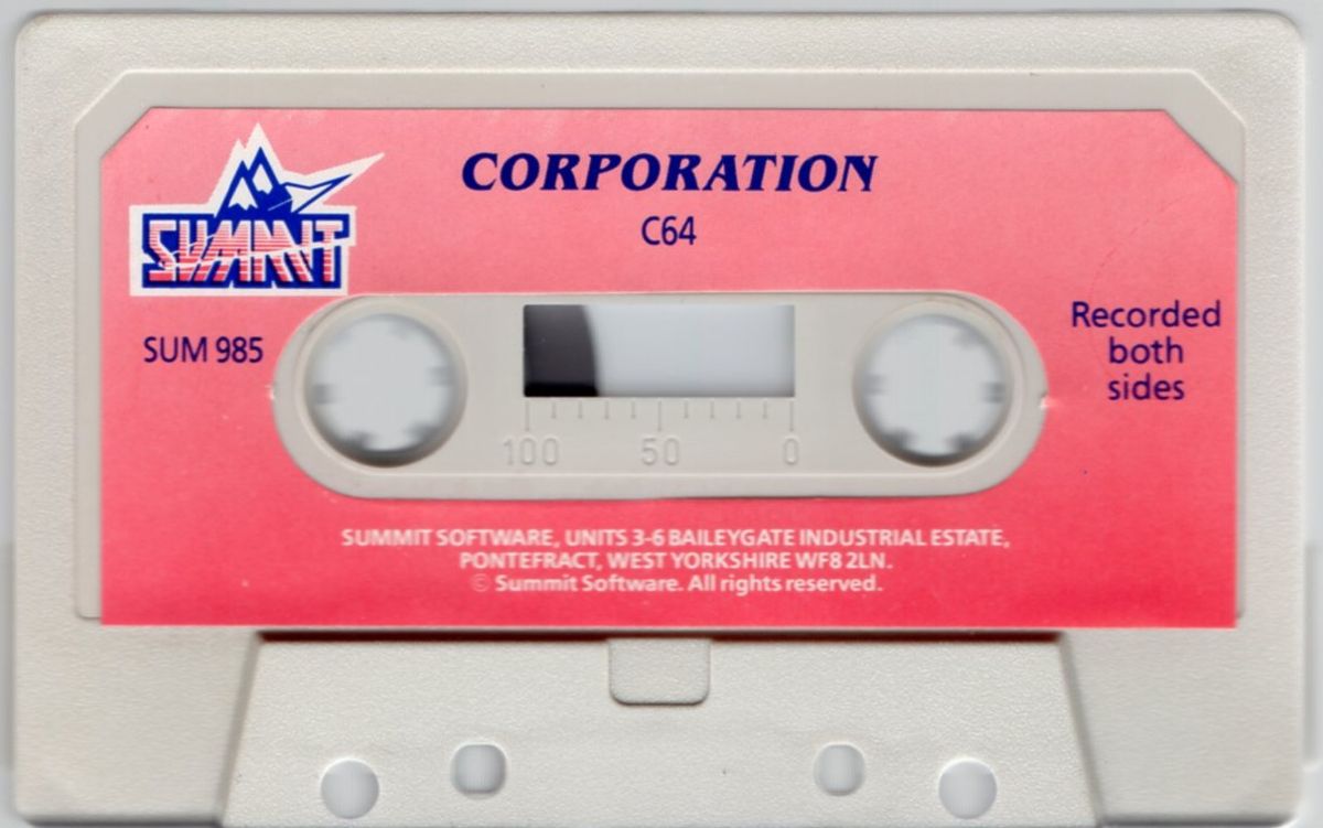 Media for Corporation (Commodore 64) (Budget re-release)