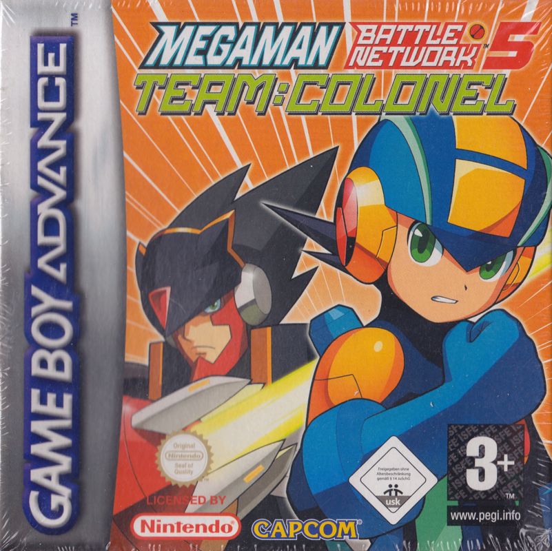 Front Cover for Mega Man Battle Network 5: Team Colonel (Game Boy Advance)