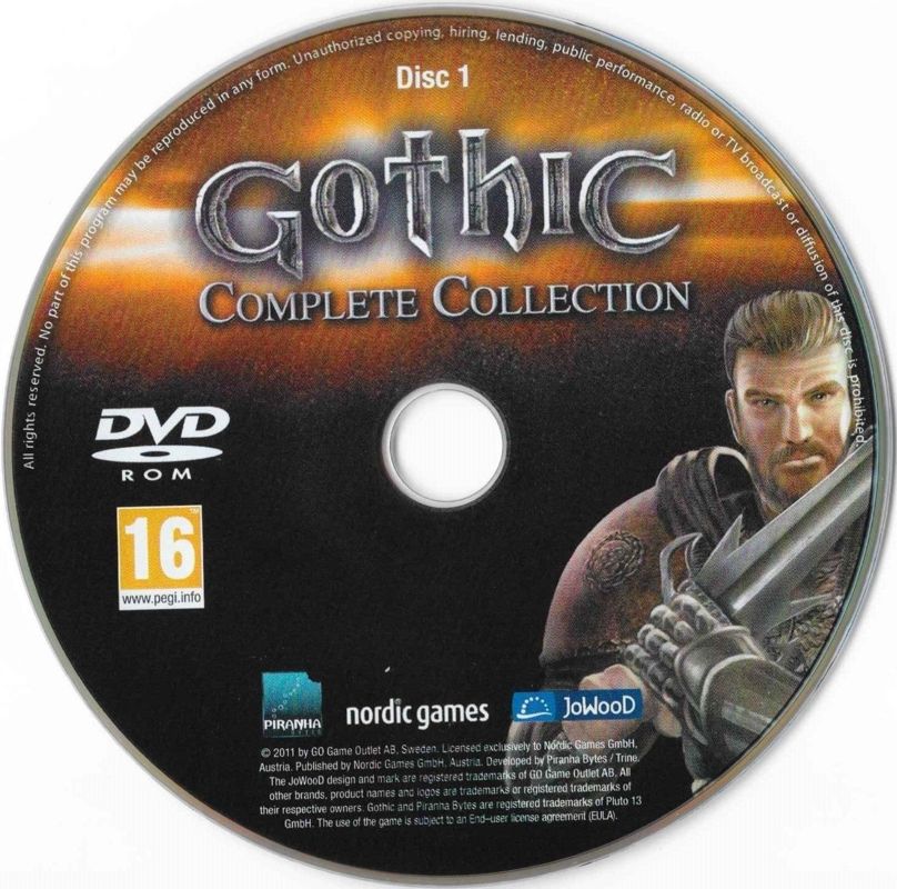 Media for Gothic: Complete Collection (Windows): Disc 1