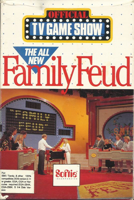 Front Cover for The All New Family Feud (DOS) (5.25" disk release)
