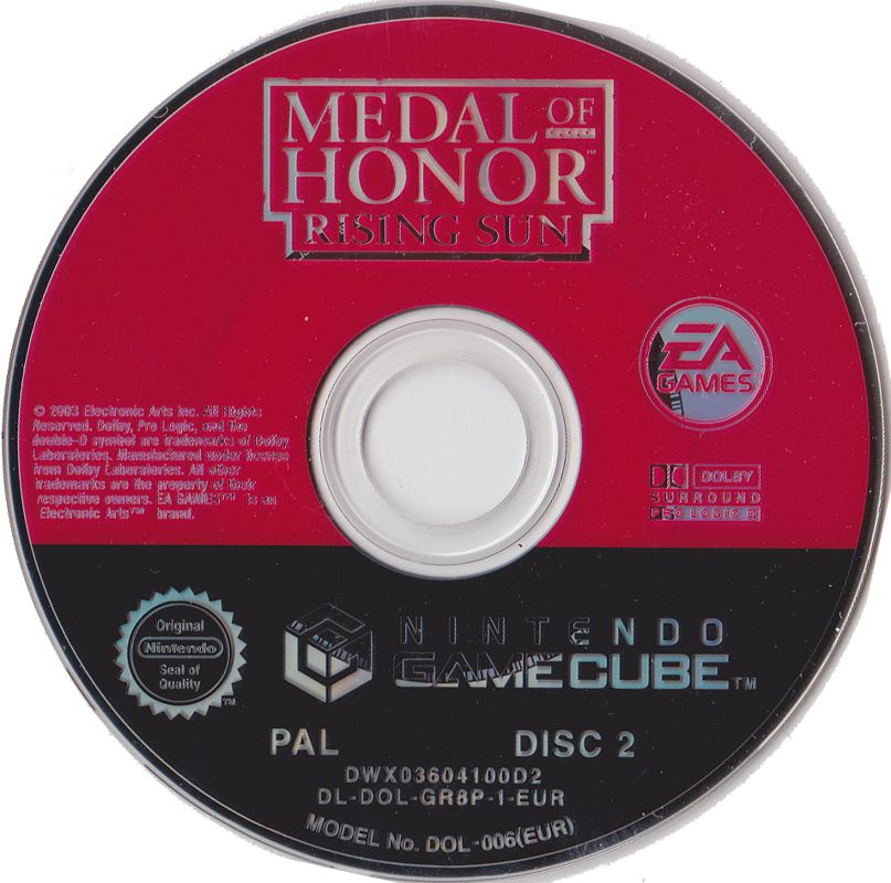 Media for Medal of Honor: Rising Sun (GameCube): Disc 2