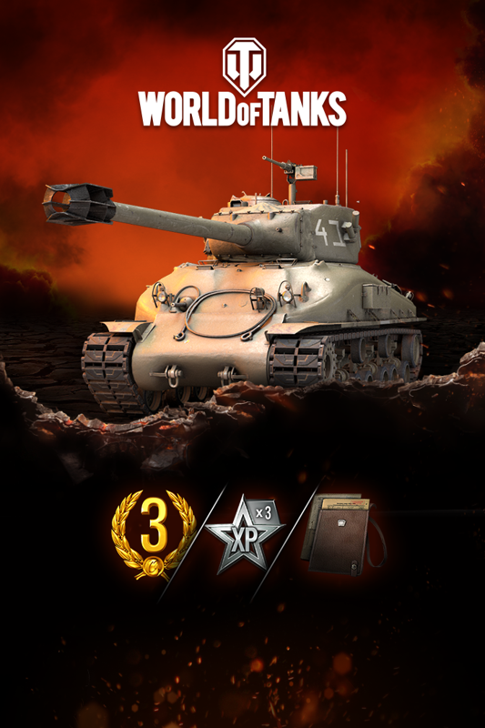 Front Cover for World of Tanks: Heavy Metal Heroes - M51 Super Sherman Loaded Bundle (Xbox One) (download release)