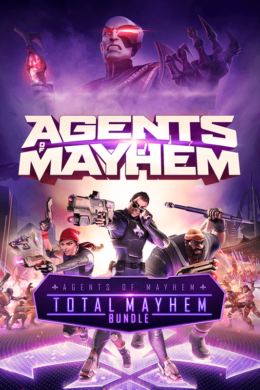 Front Cover for Agents of Mayhem: Total Mayhem Bundle (Xbox One) (download release)