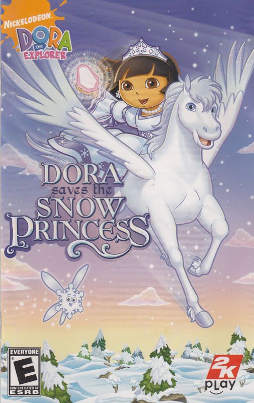 Manual for Dora the Explorer: Dora Saves the Snow Princess (PlayStation 2): English Manual - Front