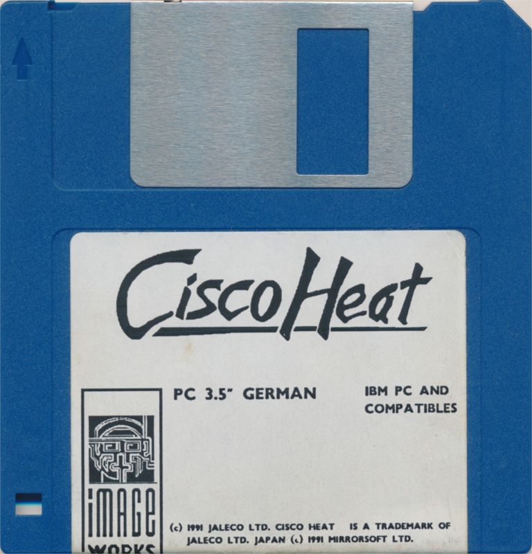 Media for Cisco Heat: All American Police Car Race (DOS) (3.5" disk release): 3.5" disk 1/1