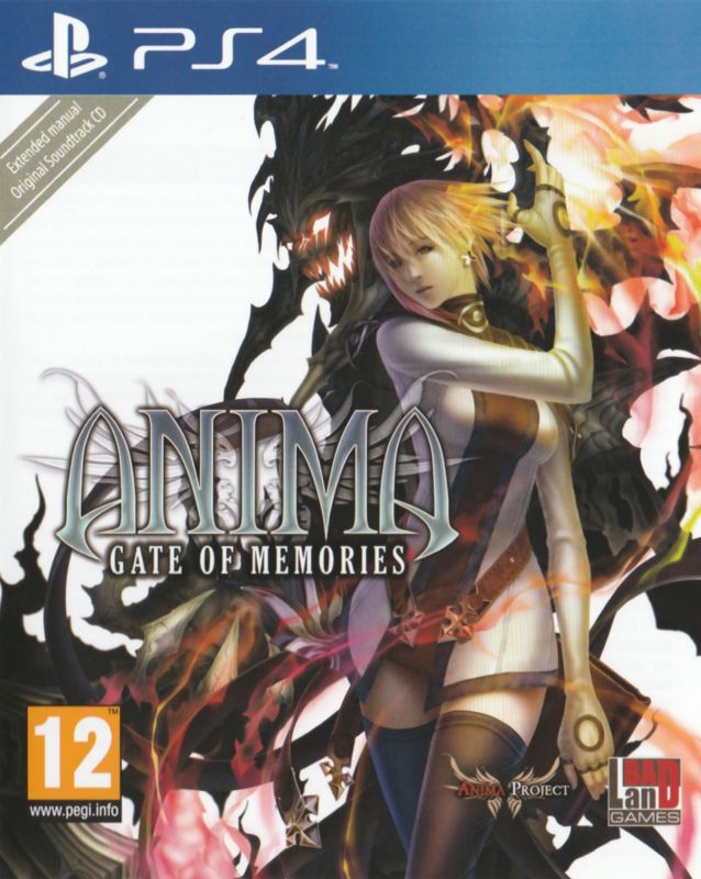 Front Cover for Anima: Gate of Memories (PlayStation 4)