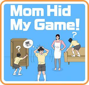 Front Cover for Hidden my game by mom - escape room (New Nintendo 3DS and Nintendo Switch) (download release)