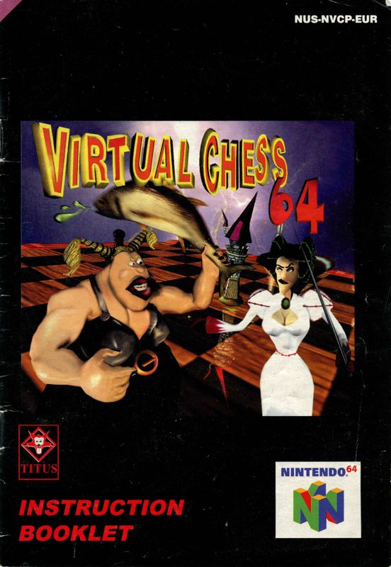 Manual for Virtual Chess 64 (Nintendo 64): Front