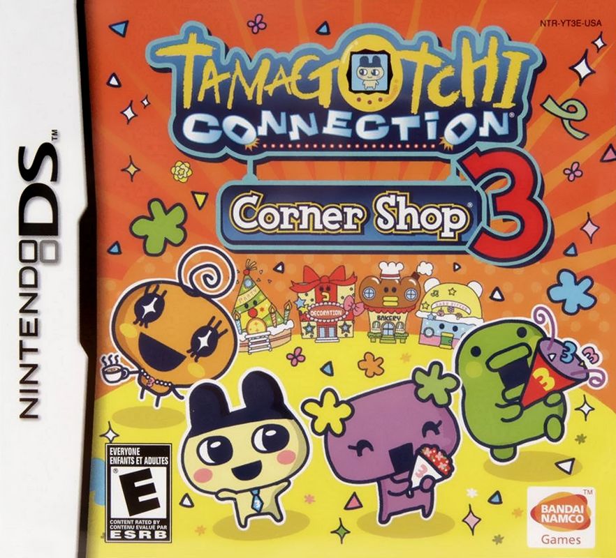 Front Cover for Tamagotchi Connection: Corner Shop 3 (Nintendo DS) (Cover)