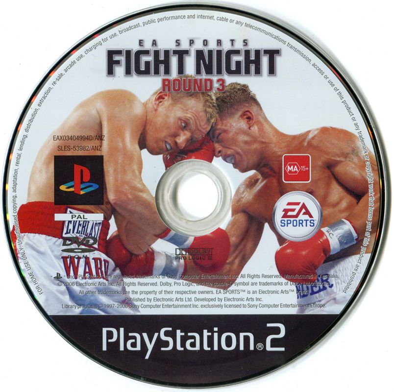 Fight Night Round 3 cover or packaging material MobyGames