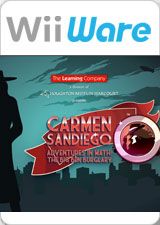 Front Cover for Carmen Sandiego Adventures in Math: The Big Ben Burglary (Wii) (download release)