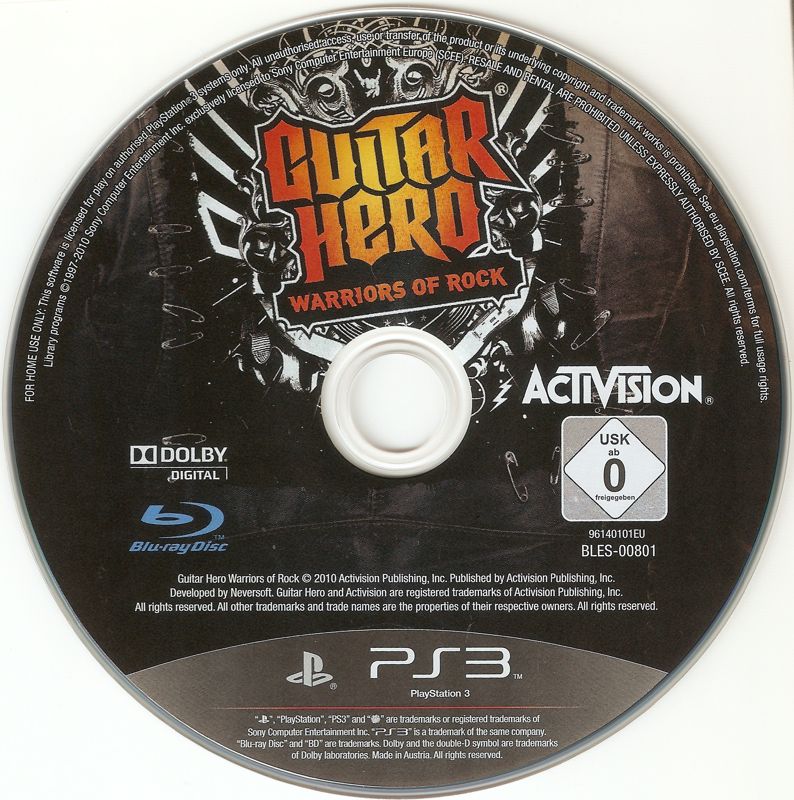 Media for Guitar Hero: Warriors of Rock (PlayStation 3) (Band Bundle with Guitar & Drum Controller, Microphone & Game)