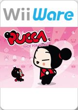 Front Cover for Pucca's Race for Kisses (Wii) (download release)