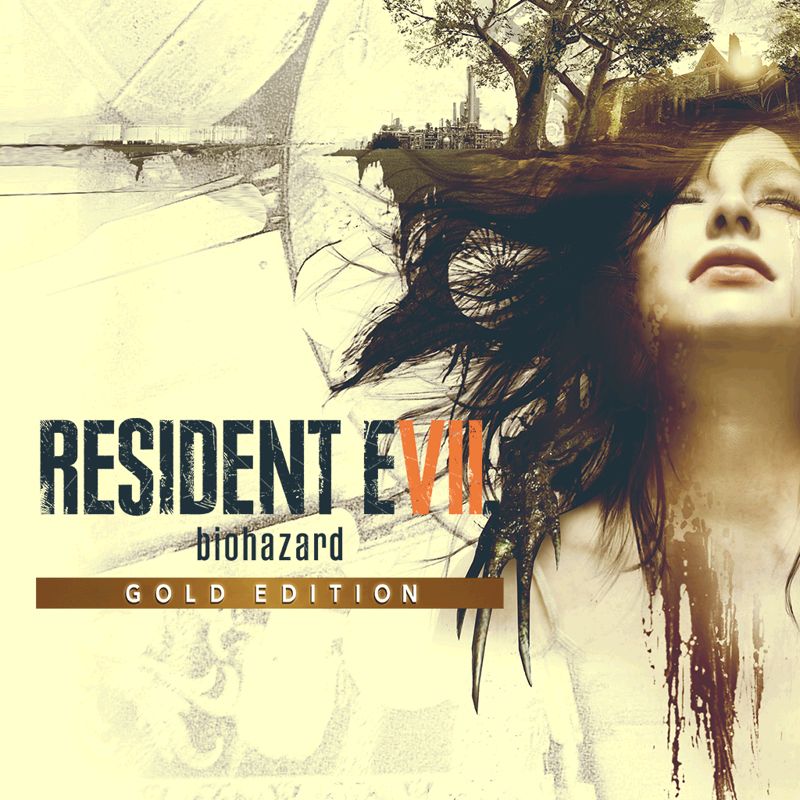 Front Cover for Resident Evil 7: Biohazard - Gold Edition (PlayStation 4) (download release): 1st version