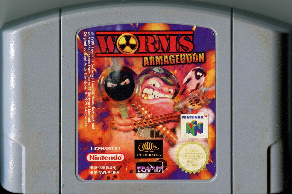 Media for Worms: Armageddon (Nintendo 64) (UK import)