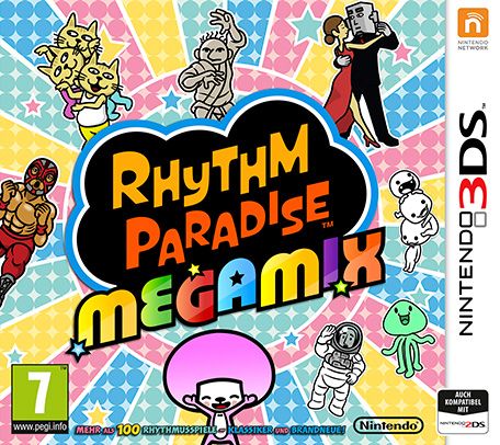 Front Cover for Rhythm Heaven Megamix (Nintendo 3DS) (download release)