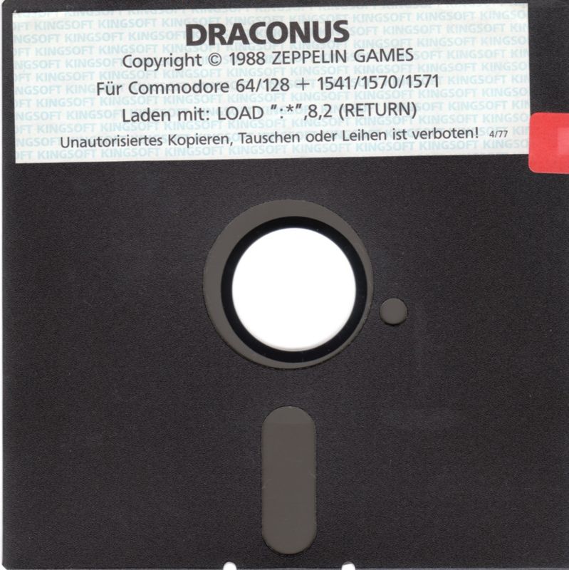 Media for Draconus (Commodore 64)
