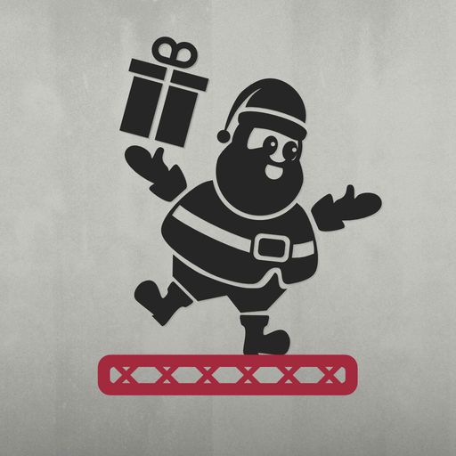 Front Cover for LCD Games: Santa Saves Christmas (iPhone and watchOS)