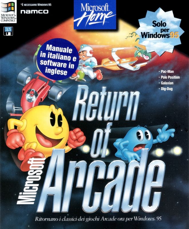 Front Cover for Microsoft Return of Arcade (Windows)