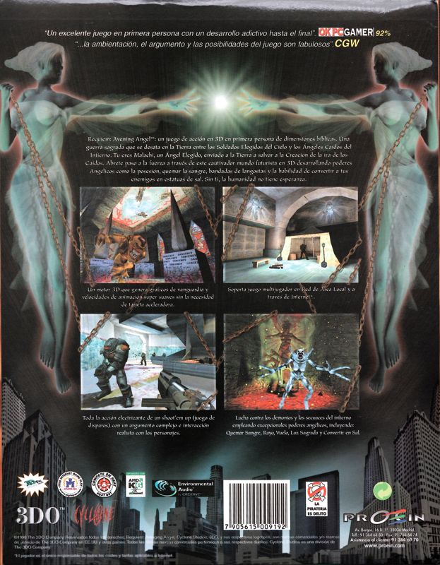 Back Cover for Requiem: Avenging Angel (Windows)