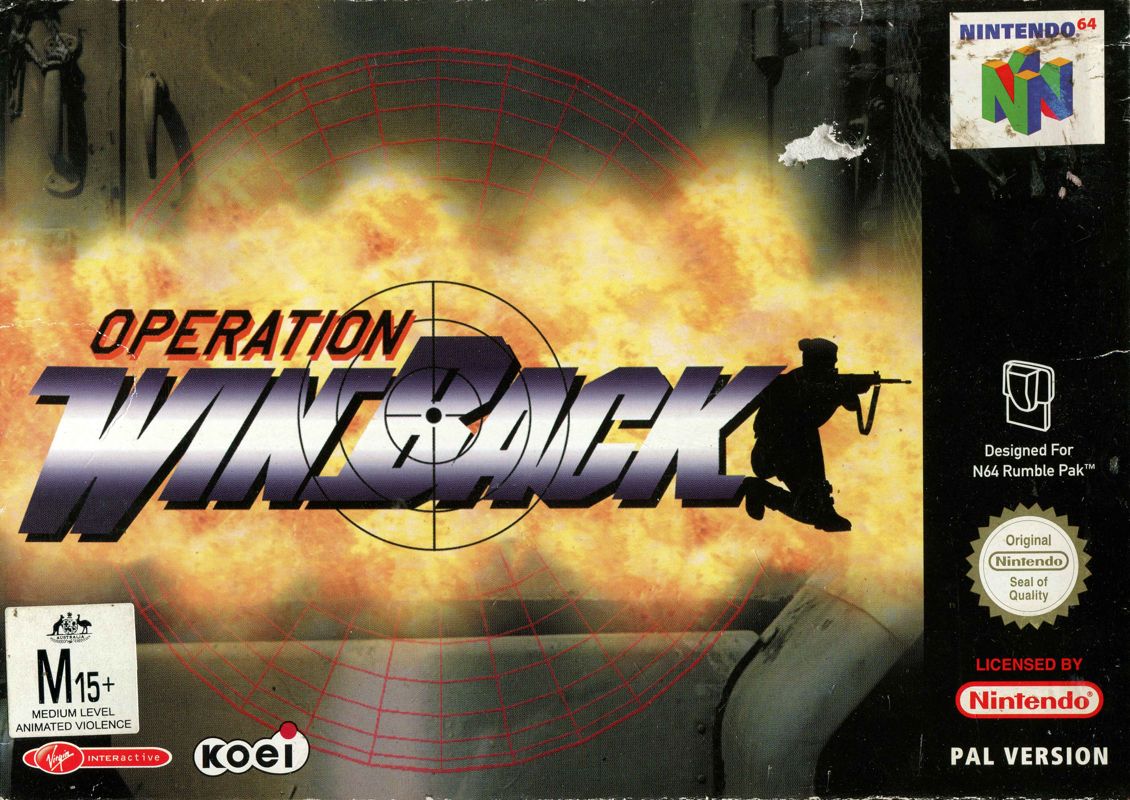 Front Cover for WinBack: Covert Operations (Nintendo 64)
