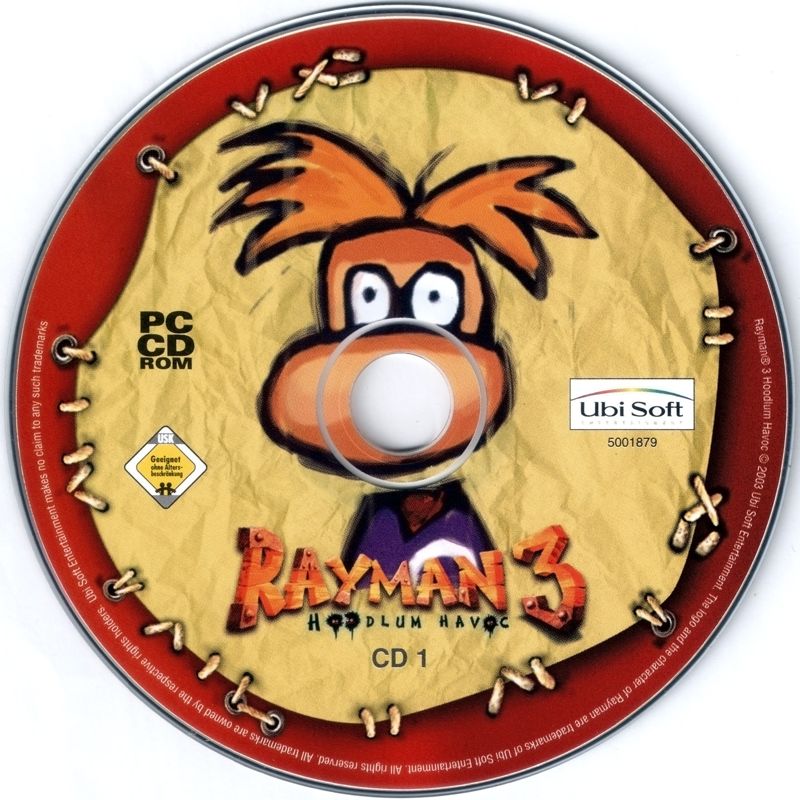 Media for Rayman 3: Hoodlum Havoc (Windows): Disc 1